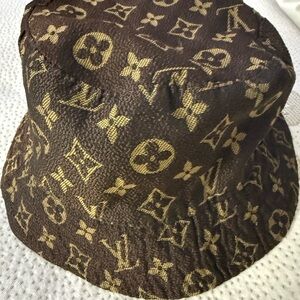Louis Vuitton Monogram Brown and Gold Hat
